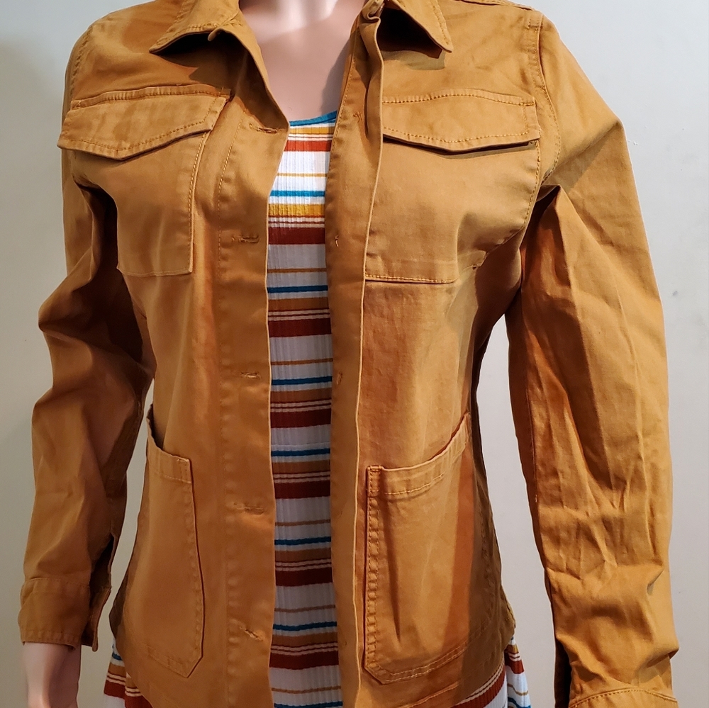 Khaki Anthropologie Jacket